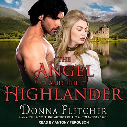 Audiobook cover for The Angel & The Highlander audiobook by Donna Fletcher